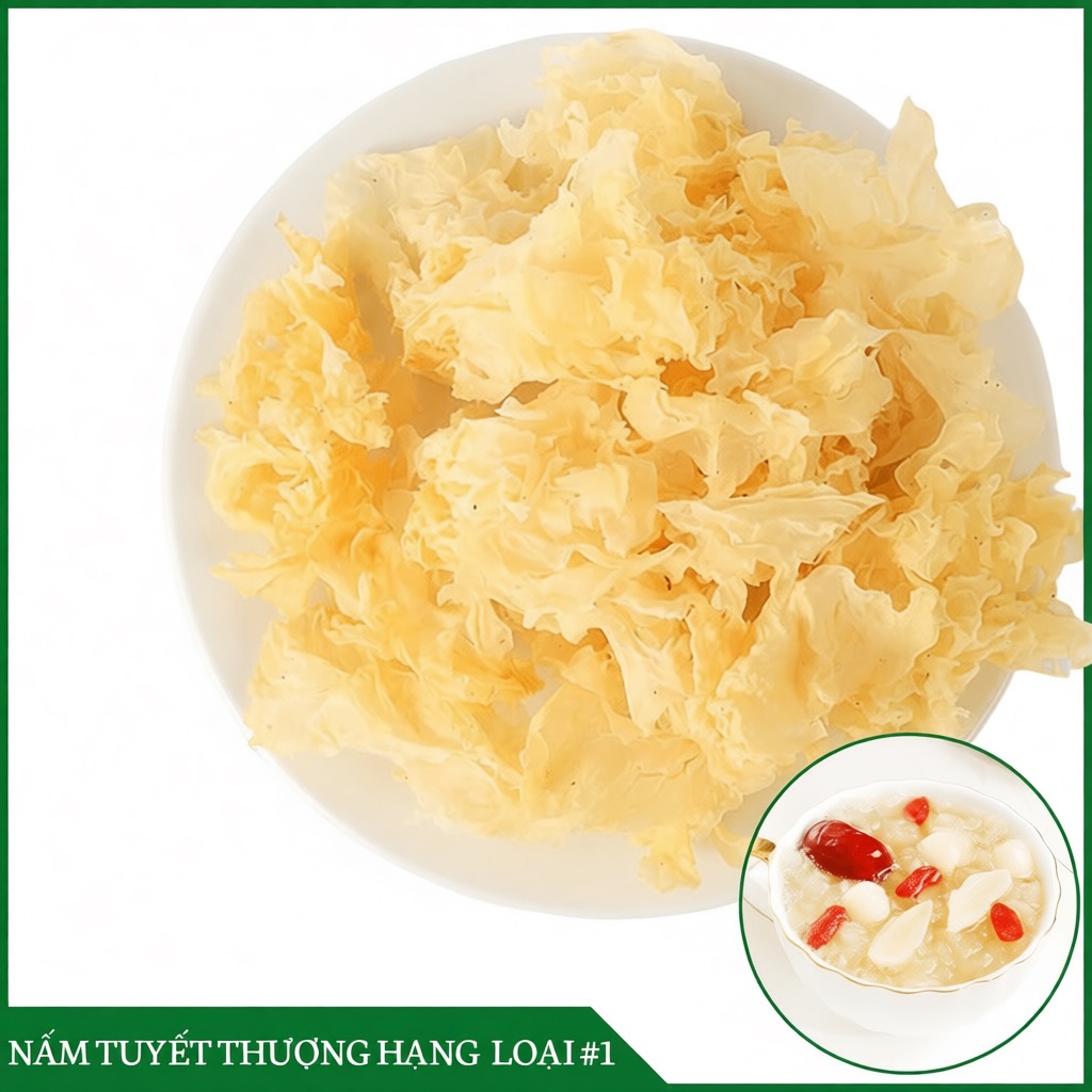 HÀNG LOẠI 1] Nấm Tuyết Khô Tự Nhiên Ngân Nhĩ Loại Cao Cấp Sạch Ngon Dùng Nấu Chè Bồi Bổ Cơ Thể | Shopee Việt Nam